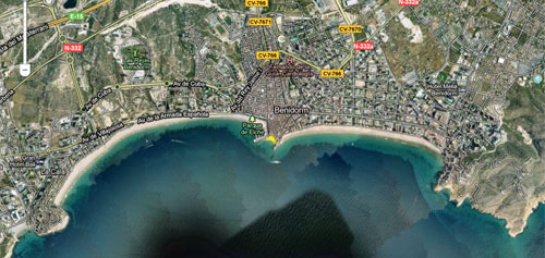 Playa Cala Mal del Pas Benidorm
